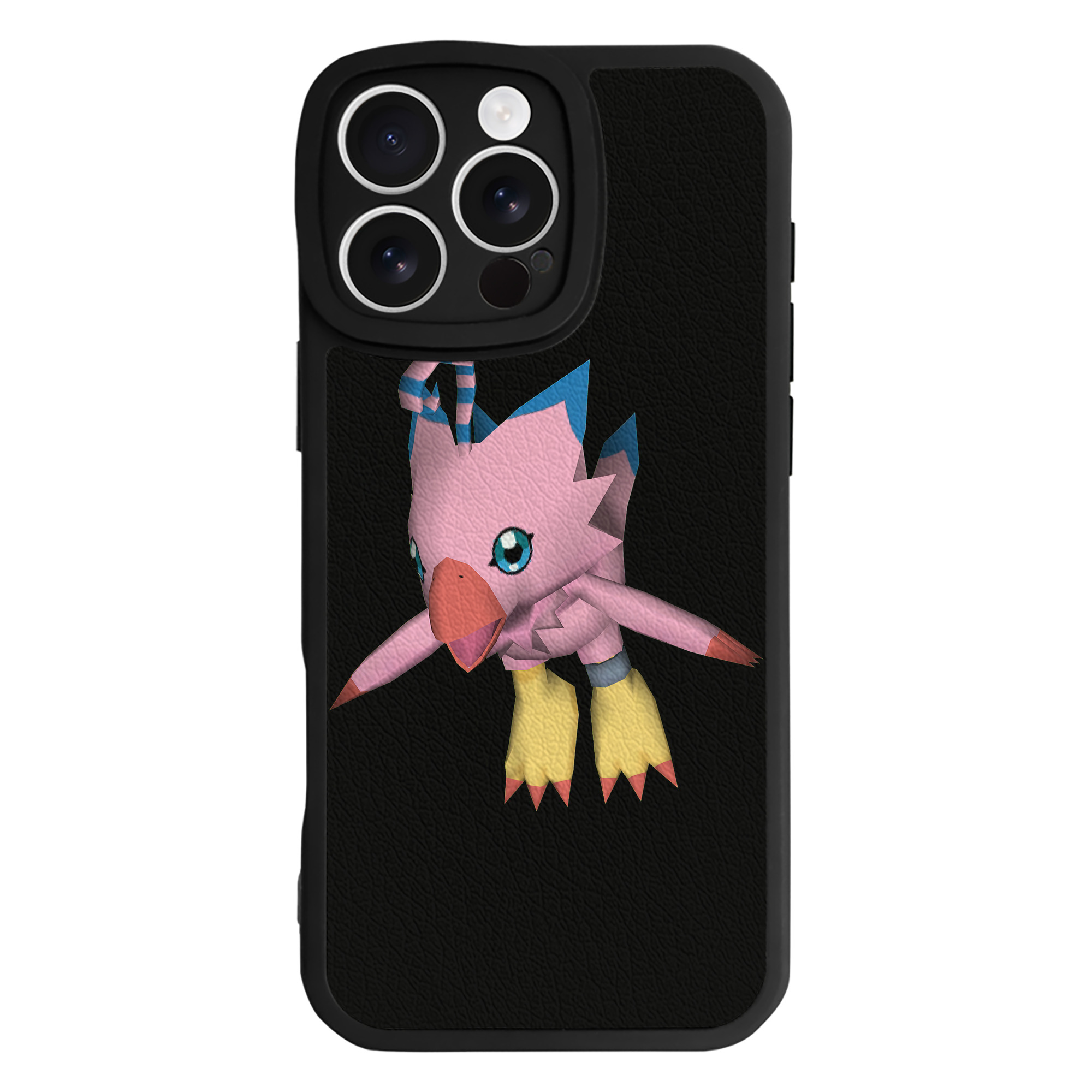 （画像用） Digimon デジタルモンスター/デジモン 【iPhone 16シリーズ対応】シリコンスマホケース（レザー調） 材質：シリコン
